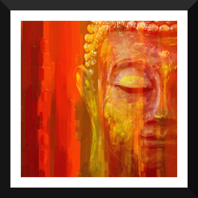 

Tallenge - Acrylic Meditating Buddha - Framed A3 Size Poster Paper Print(17 inch X 12 inch, Framed)