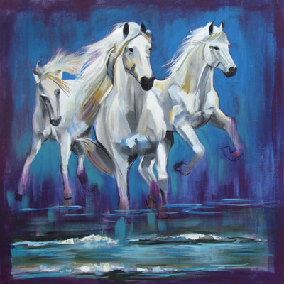 

Tallenge - Running Horses - Unframed Poster Paper Print(11.6 inch X 16.5 inch, Rolled)