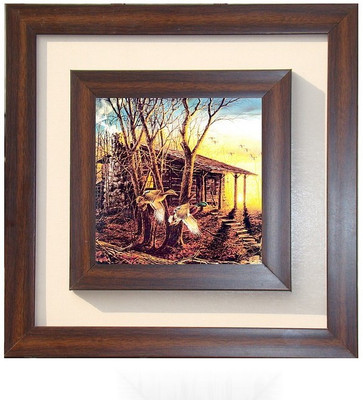 Lila Painting DVL- S-1142 With Wooden Frame Canvas Art(12 inch X 12 inch)