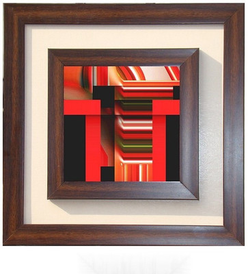

Lila Painting DVL- M- 631 With Wooden Frame Canvas Art(15 inch X 15 inch)