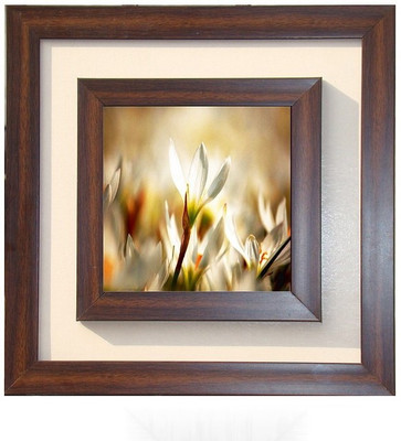 

Lila Painting DVL- M- 302 With Wooden Frame Canvas Art(15 inch X 15 inch)