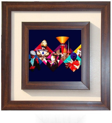 

Lila Painting DVL- M- 710 With Wooden Frame Canvas Art(15 inch X 15 inch)