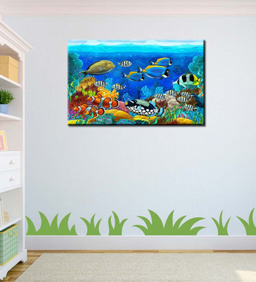 

Tallenge Art For Kids Room Décor - Tropical Colorful Fish - A3 Size Rolled Poster Paper Print(16.5 inch X 11.7 inch, Rolled)