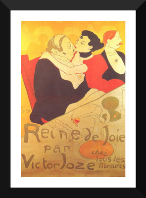 

Tallenge - Henri de Toulouse-Lautrec - Reine De Joie, Plakat - Framed A3 Size Poster Paper Print(17 inch X 12 inch, Framed)