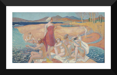 

Tallenge - Maurice Denis - Le Reveil De Ulysses - Framed A3 Size Poster Paper Print(17 inch X 12 inch, Framed)