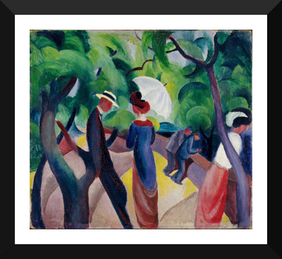 

Tallenge - August Macke - Promenade - Framed A3 Size Poster Paper Print(17 inch X 12 inch, Framed)