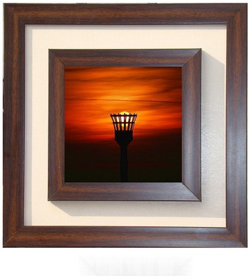

Lila Painting DVL- S- 276 With Wooden Frame Canvas Art(12 inch X 12 inch)