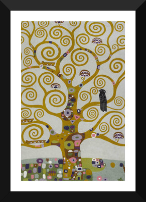 

Tallenge - Gustav Klimt - Tree Of Life - Framed A3 Size Poster Paper Print(17 inch X 12 inch, Framed)