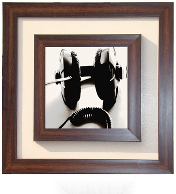 

Lila Painting DVL- S- 419 With Wooden Frame Canvas Art(12 inch X 12 inch)