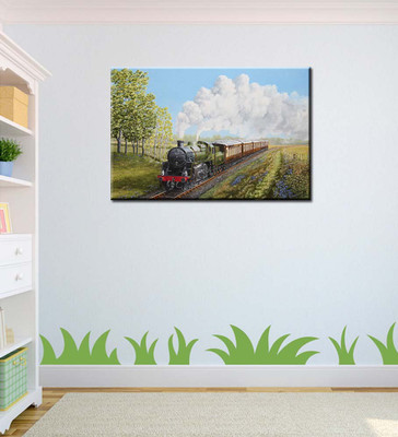 

Tallenge Art For Kids Room Décor - Every Child Loves Trains - Painting - A3 Size Rolled Poster Paper Print(16.5 inch X 11.7 inch, Rolled)