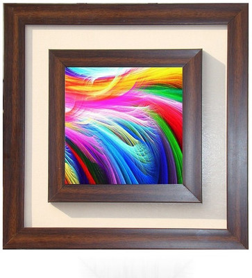 

Lila Painting DVL- S- 763 With Wooden Frame Canvas Art(12 inch X 12 inch)