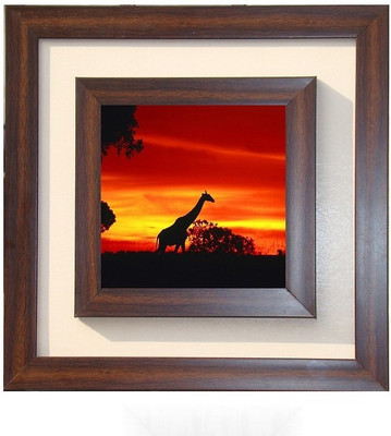 

Lila Painting DVL- S- 301 With Wooden Frame Canvas Art(12 inch X 12 inch)