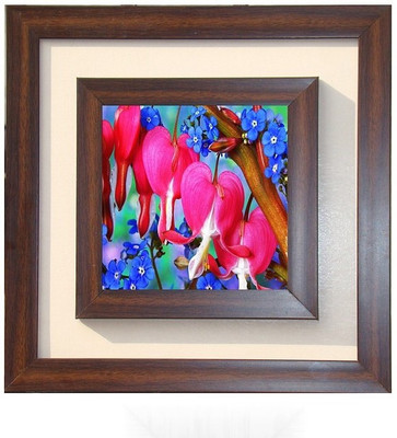 

Lila Painting DVL- S- 279 With Wooden Frame Canvas Art(12 inch X 12 inch)