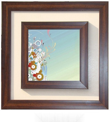 

Lila Painting DVL- M- 467 With Wooden Frame Canvas Art(15 inch X 15 inch)