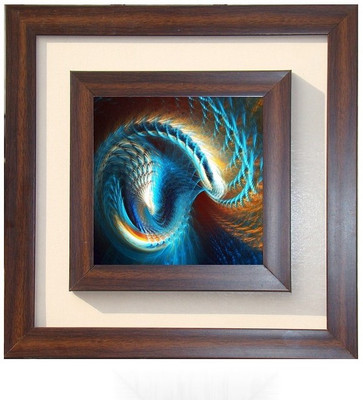 

Lila Painting DVL- M- 523 With Wooden Frame Canvas Art(15 inch X 15 inch)