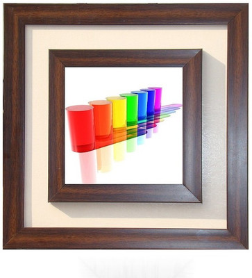 

Lila Painting DVL- L- 775 With Wooden Frame Canvas Art(18 inch X 18 inch)
