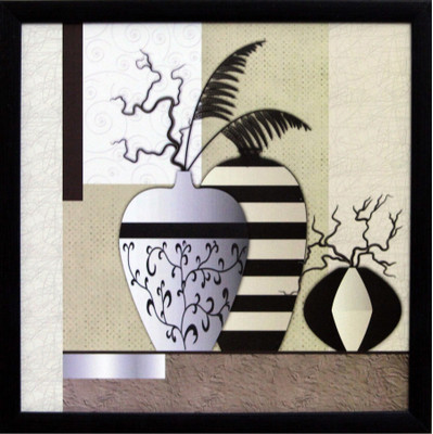 

Abstract Pots Fine Art Print(11 inch X 11 inch, Framed)