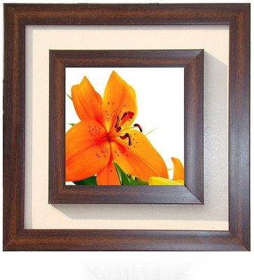

Lila Painting DVL- M- 257 With Wooden Frame Canvas Art(15 inch X 15 inch)