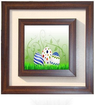 

Lila Painting DVL- S- 348 With Wooden Frame Canvas Art(12 inch X 12 inch)