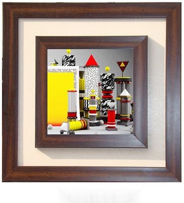 

Lila Painting DVL- M- 709 With Wooden Frame Canvas Art(15 inch X 15 inch)