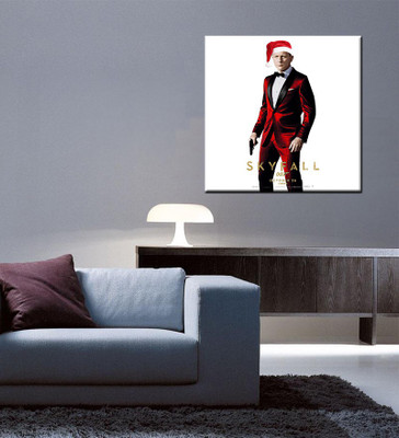 

Tallenge Christmas Collection - James Bond Christmas - Gallery Wrap Canvas Art(15 inch X 15 inch, Stretched)