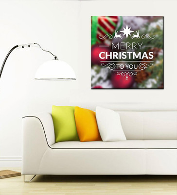 

Tallenge Christmas Collection - Christmas Greetings - Gallery Wrap Canvas Art(15 inch X 15 inch, Stretched)