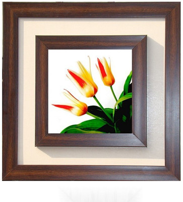 

Lila Painting DVL- S-1126 With Wooden Frame Canvas Art(12 inch X 12 inch)
