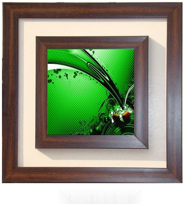 

Lila Painting DVL- M- 609 With Wooden Frame Canvas Art(15 inch X 15 inch)