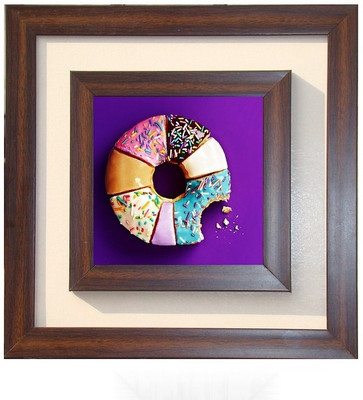 

Lila Painting DVL- L- 712 With Wooden Frame Canvas Art(18 inch X 18 inch)