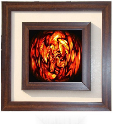 

Lila Painting DVL- M- 541 With Wooden Frame Canvas Art(15 inch X 15 inch)