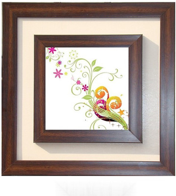

Lila Painting DVL- L- 587 With Wooden Frame Canvas Art(18 inch X 18 inch)