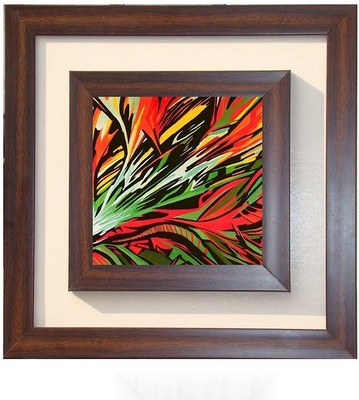 

Lila Painting DVL- S- 625 With Wooden Frame Canvas Art(12 inch X 12 inch)