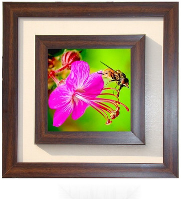 

Lila Painting DVL- S-1086 With Wooden Frame Canvas Art(12 inch X 12 inch)