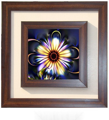 

Lila Painting DVL- S- 654 With Wooden Frame Canvas Art(12 inch X 12 inch)