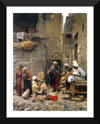 

Tallenge - Paja Jovanović - The Snake Charmer - Framed A3 Size Poster Paper Print(17 inch X 12 inch, Framed)