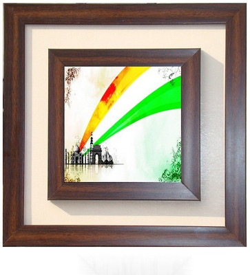 

Lila Painting DVL- L- 408 With Wooden Frame Canvas Art(18 inch X 18 inch)