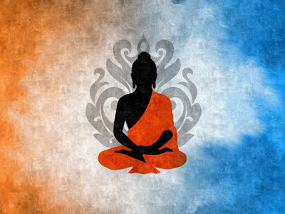 

Tallenge - Buddha Silhouette with Lotus Flower Background - Unframed Rolled A3 Size Poster Paper Print(16.5 inch X 11.6 inch, Rolled)