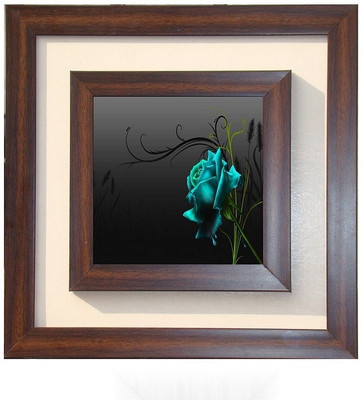 

Lila Painting DVL- L- 260 With Wooden Frame Canvas Art(18 inch X 18 inch)