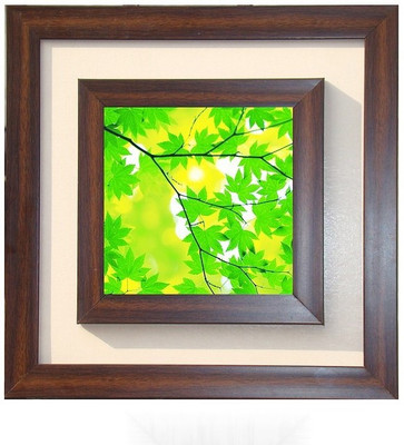 

Lila Painting DVL- S- 203 With Wooden Frame Canvas Art(12 inch X 12 inch)