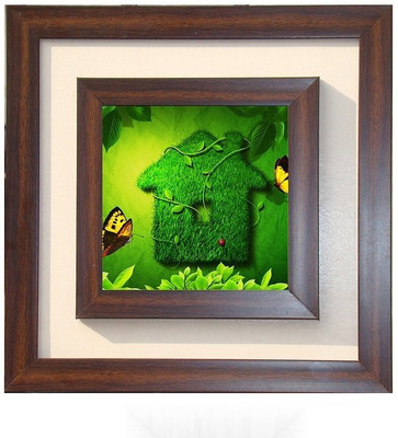 

Lila Painting DVL- L- 821 With Wooden Frame Canvas Art(18 inch X 18 inch)