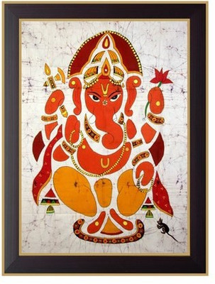 Nilgiri Touch Lord Ganesha Photo Frame Canvas Painting(13 inch x 10 inch) available at flipkart for Rs.399