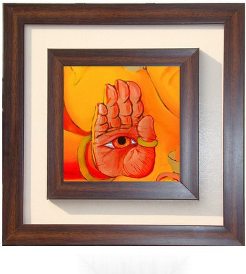 

Lila Painting DVL- S- 661 With Wooden Frame Canvas Art(12 inch X 12 inch)