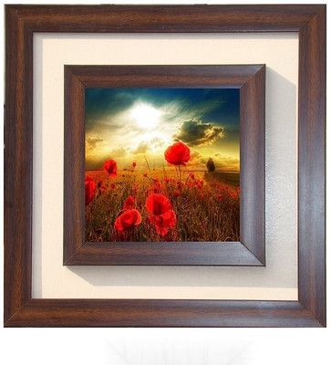 

Lila Painting DVL- M- 432 With Wooden Frame Canvas Art(15 inch X 15 inch)