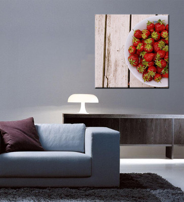 

Tallenge Christmas Collection - Strawberries - Half - Gallery Wrap Canvas Art(15 inch X 15 inch, Stretched)