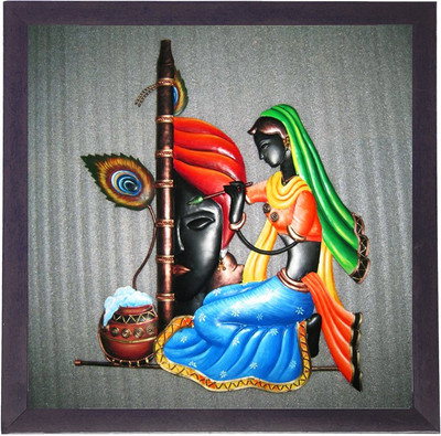 45 Off On Lila Paintings Radha Krishna Canvas 10 Inch X 10 Inch