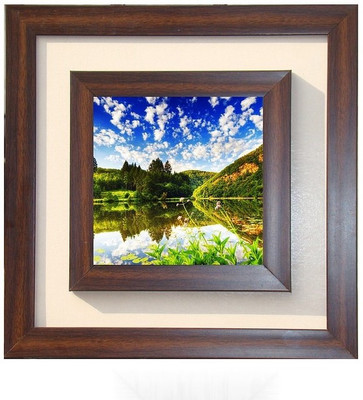 

Lila Painting DVL- L- 767 With Wooden Frame Canvas Art(18 inch X 18 inch)