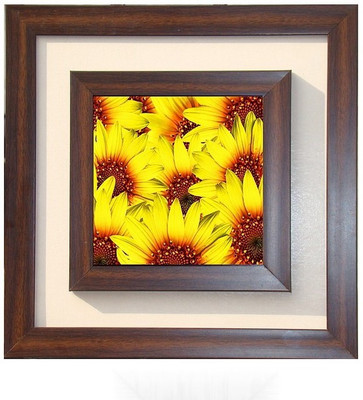

Lila Painting DVL- S- 221 With Wooden Frame Canvas Art(12 inch X 12 inch)