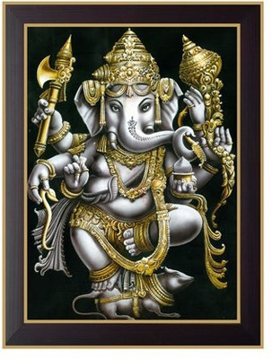 Nilgiri Touch Lord Ganesha Photo Frame Canvas Painting(13 inch x 10 inch) available at flipkart for Rs.399