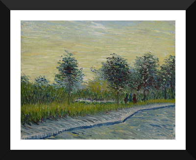 

Tallenge - Van Gogh - Square Saint-Pierre at Sunset - Framed A3 Size Poster Paper Print(17 inch X 12 inch, Framed)