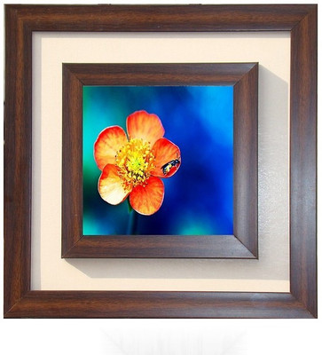 

Lila Painting DVL- M- 401 With Wooden Frame Canvas Art(15 inch X 15 inch)